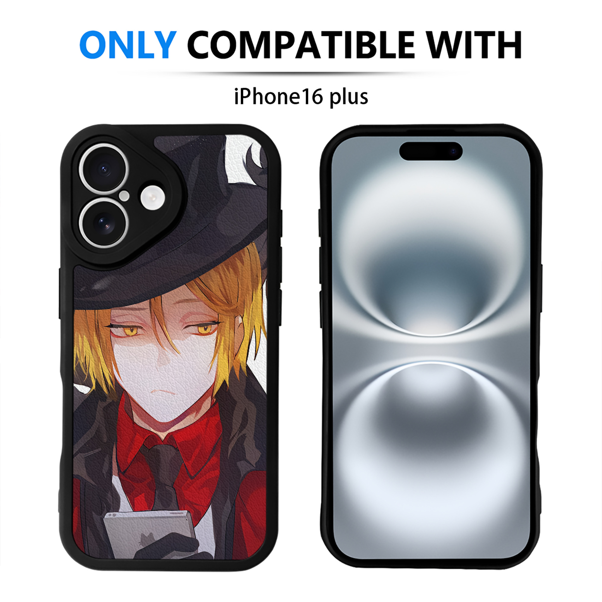 （画像用） ハイキュー!! Haikyu!! 【iPhone 16シリーズ対応】シリコンスマホケース（レザー調） 材質：シリコン